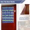 Numbered Classroom Sundries Closet Pocket Chart for Cell Phones Holder Wall Door Hanging Organizer (36 Pockets Blue)